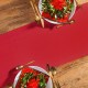 BIEŻNIK świąteczny obrus flizelinowy CZERWONY 40cmx24m
