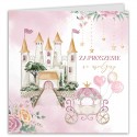 ZAPROSZENIA na Urodziny dziewczynki Zamek Księżniczki 10szt (+koperty)