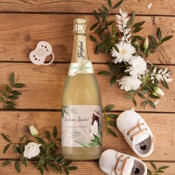 WINO musujące bezalkoholowe na Baby Shower Z IMIENIEM Boho Mama 750ml