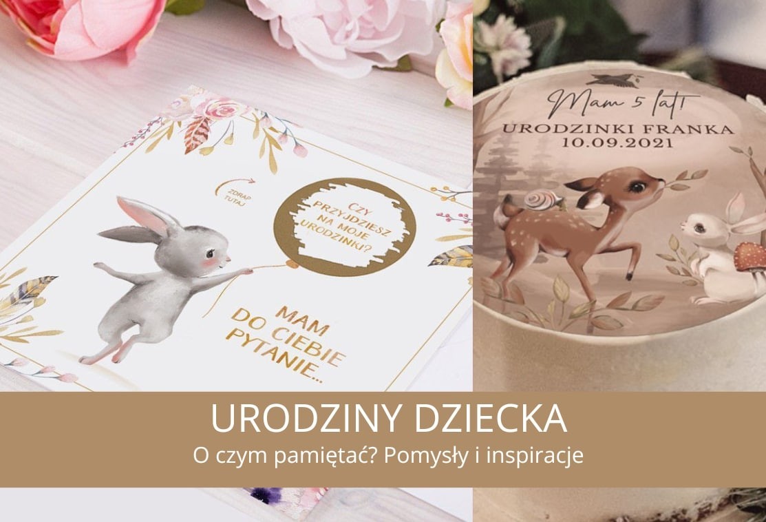 Must-have na urodziny dziecka - lista zakupów na imprezkę urodzinową