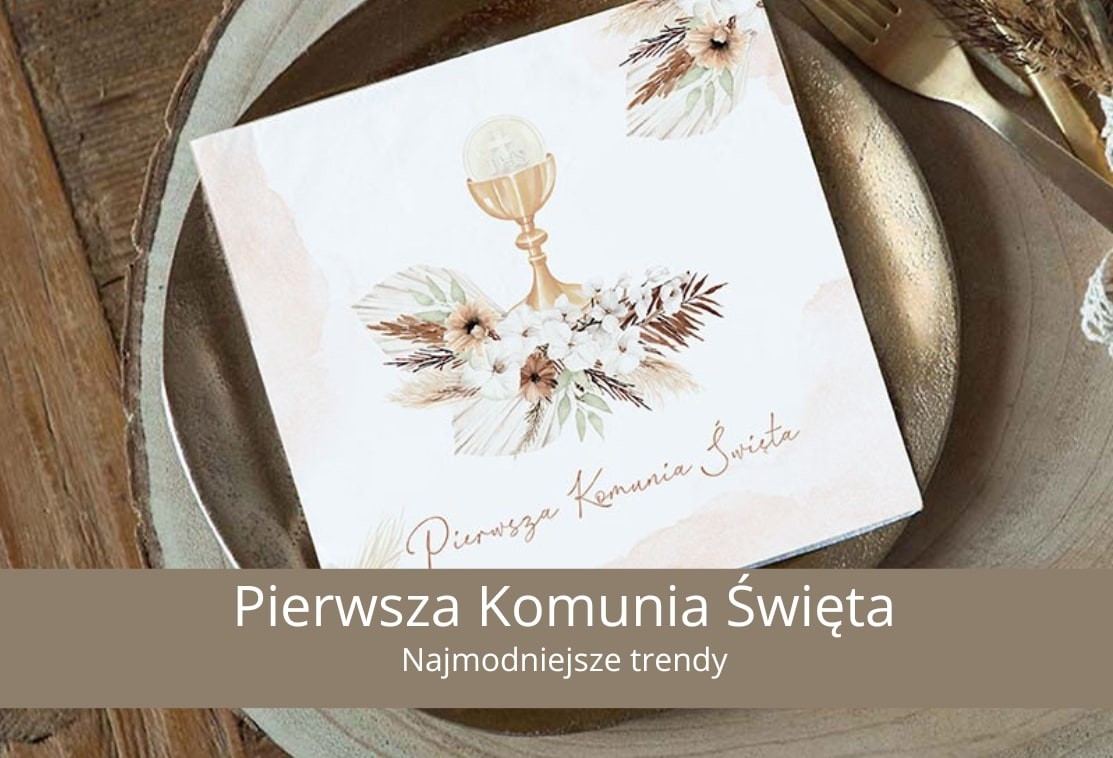 Pierwsza Komunia 2023 - najpiękniejsze trendy