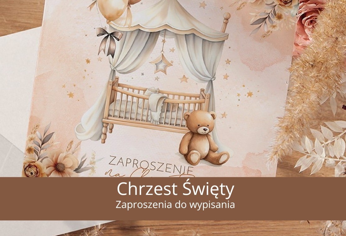 Zaproszenia na Chrzest Święty: najpiękniejsze propozycje na chrzciny