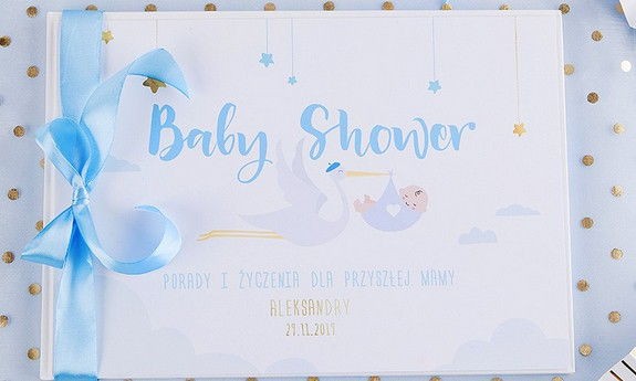 Albumy i księgi na Baby Shower